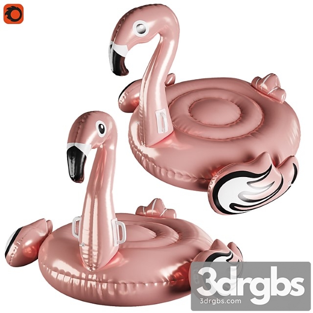 Inflatable flamingo circle 3dsmax Download - thumbnail 1