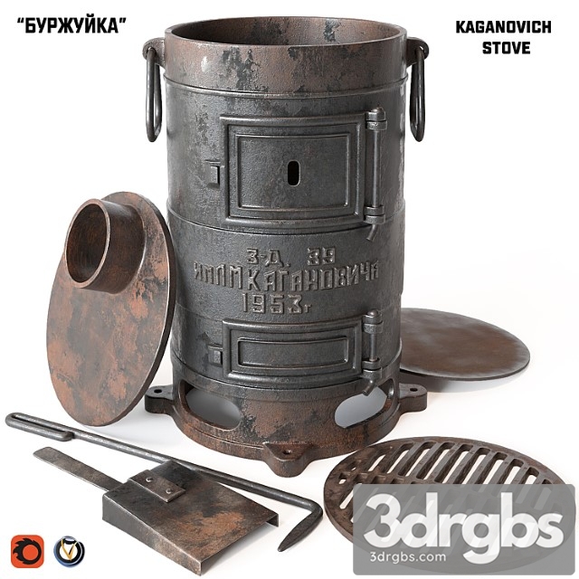 Kaganovich Stove 3dsmax Download - thumbnail 1