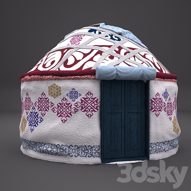 Kazakh yurt 3DSMax File - thumbnail 1