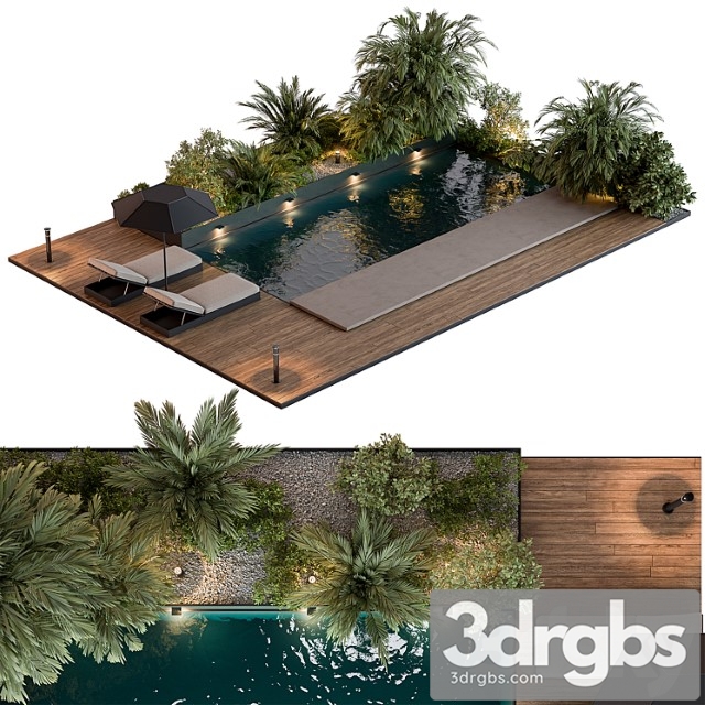 Landscape Furniture With Pool 69 3dsmax Download - thumbnail 1