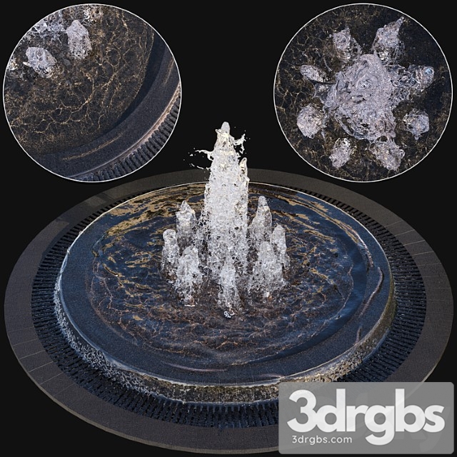 Large Water Fountains 3dsmax Download - thumbnail 1