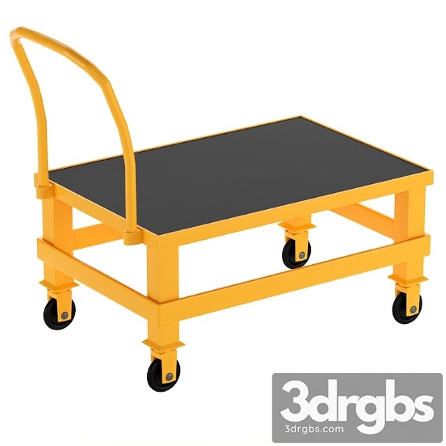 Manual platform trolley 3dsmax Download - thumbnail 1