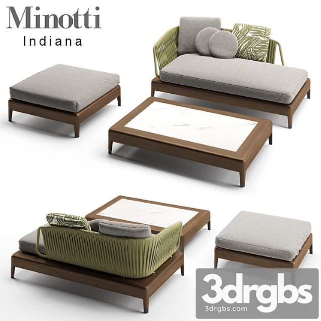 Minotti indiana 3dsmax Download - thumbnail 1