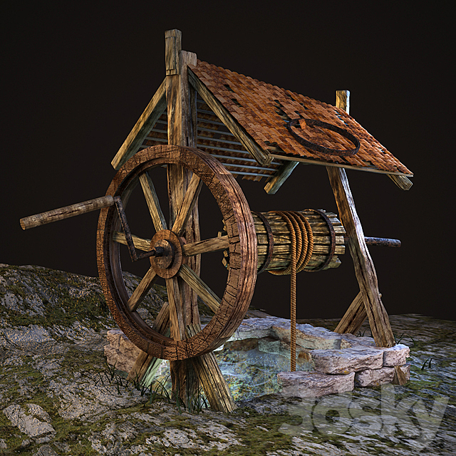 Old well 3DSMax File - thumbnail 1