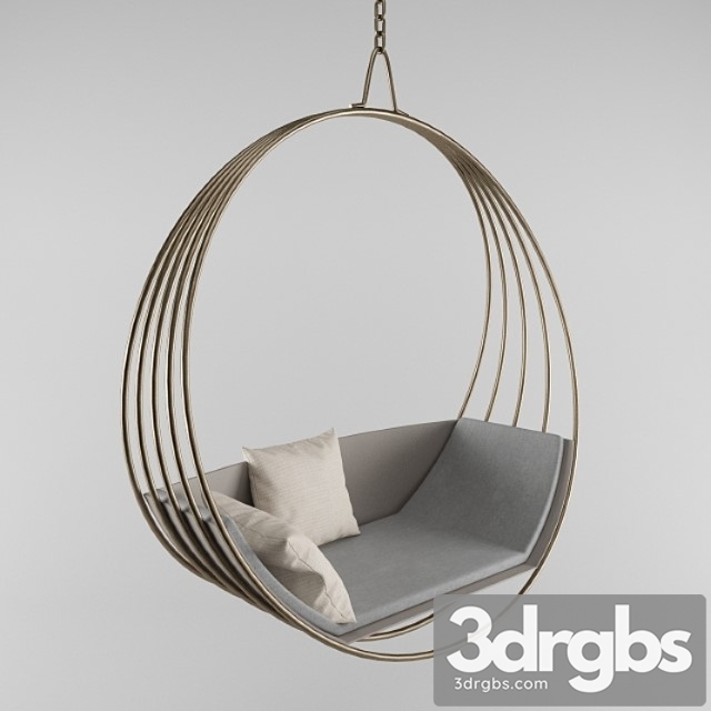 Outdoor swing chair 3dsmax Download - thumbnail 1