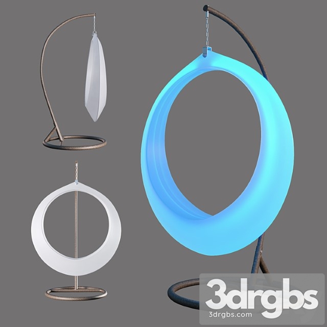 Outdoor swing led ring 3dsmax Download - thumbnail 1