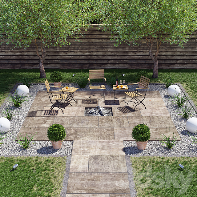 Patio 3DSMax File - thumbnail 2