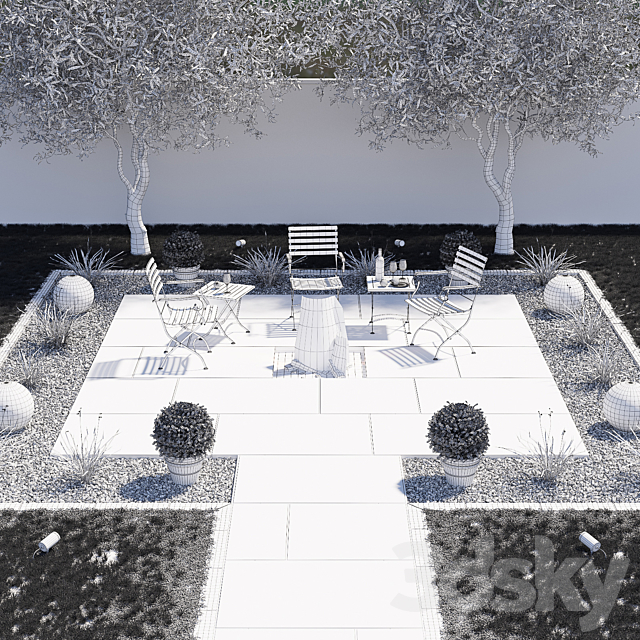 Patio 3DSMax File - thumbnail 3