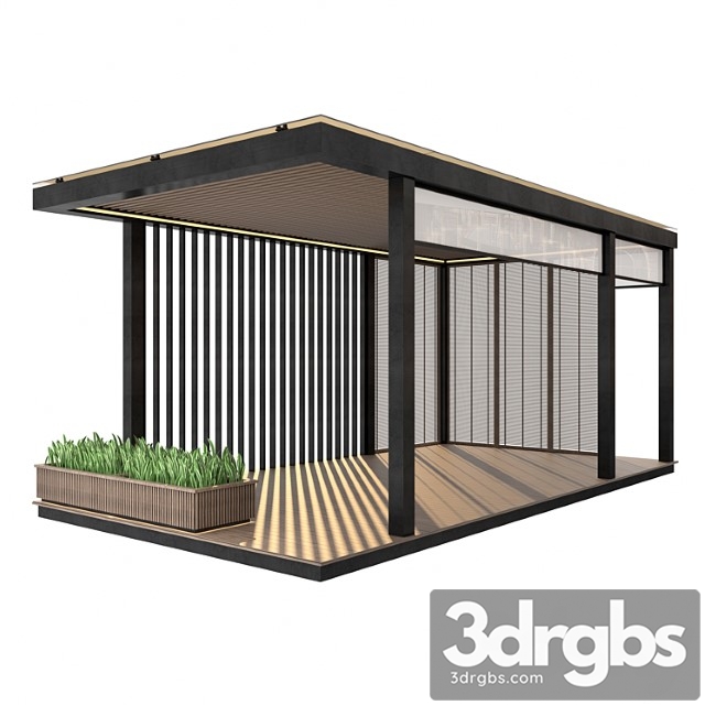 Pergola 12 3dsmax Download - thumbnail 1