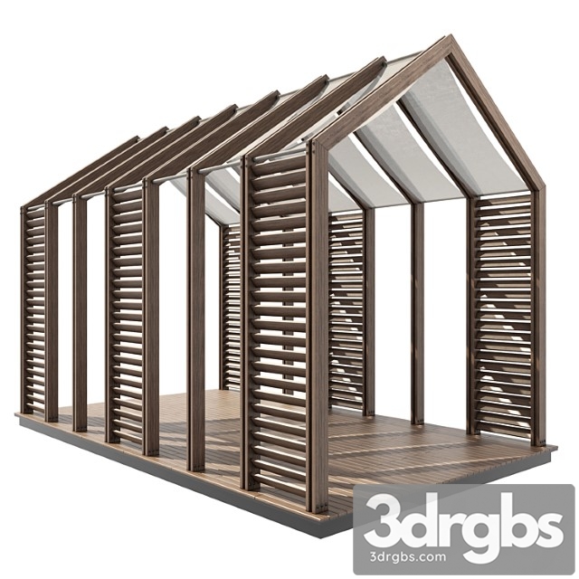 Pergola 14 3dsmax Download - thumbnail 1