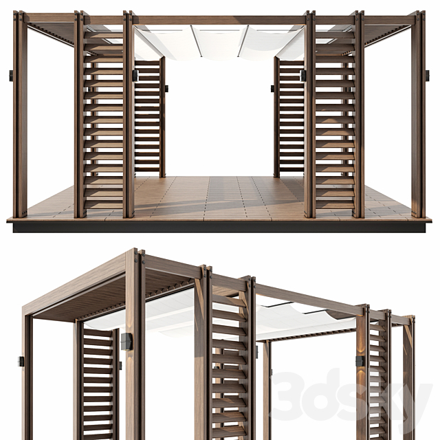 Pergola 5 3ds Max - thumbnail 1