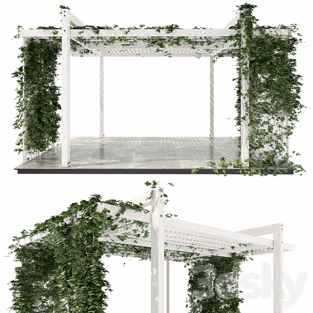 Pergola 6 3DSMax File - thumbnail 1