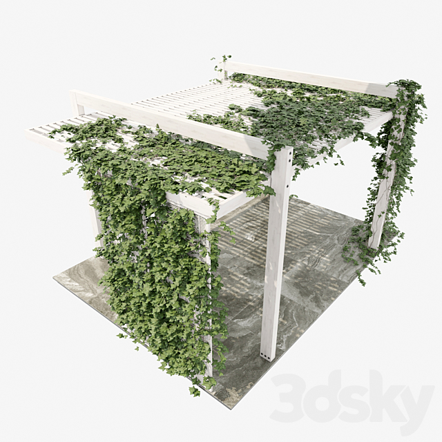 Pergola 6 3DSMax File - thumbnail 4