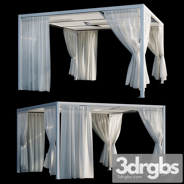 Pergola Giulio Barbieri Kube 3dsmax Download - thumbnail 1