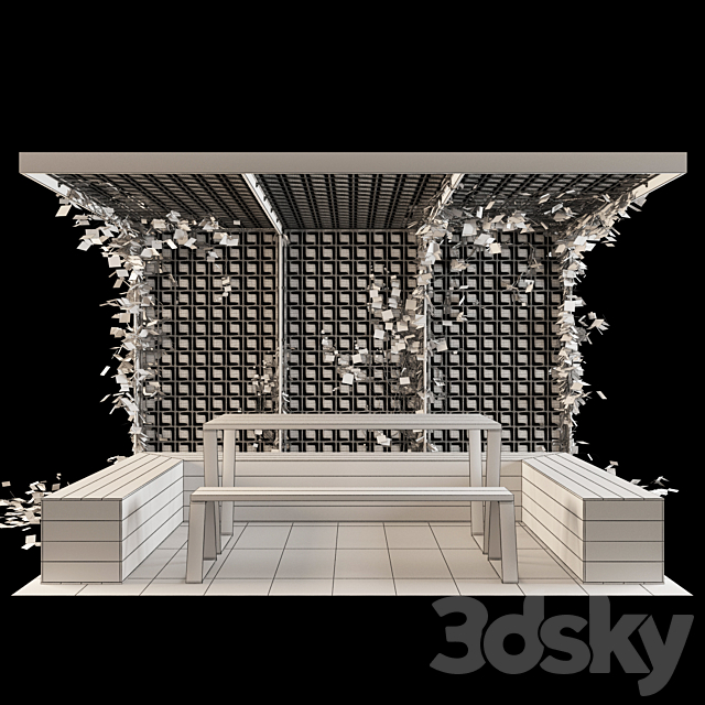 Pergola_plusch 3DSMax File - thumbnail 3