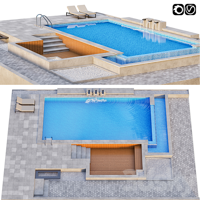 Pool 03 3ds Max - thumbnail 1