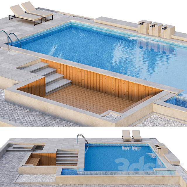 Pool 03 3ds Max - thumbnail 2