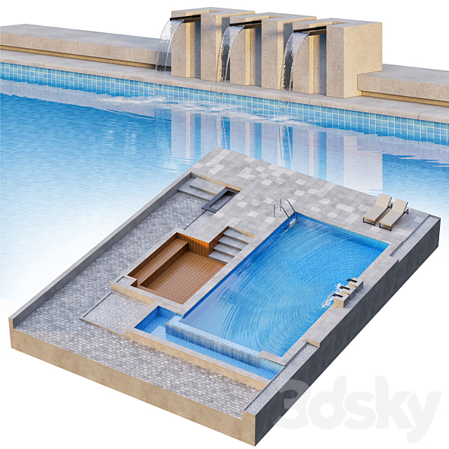 Pool 03 3ds Max - thumbnail 3