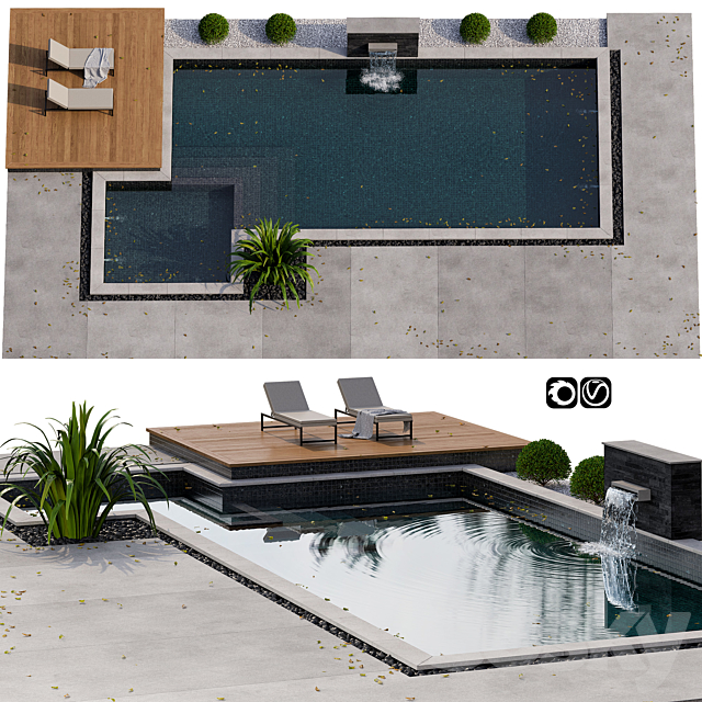 Pool 06 3DSMax File - thumbnail 1