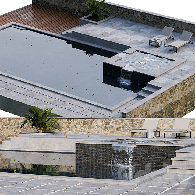 Pool 11 3DSMax File - thumbnail 3