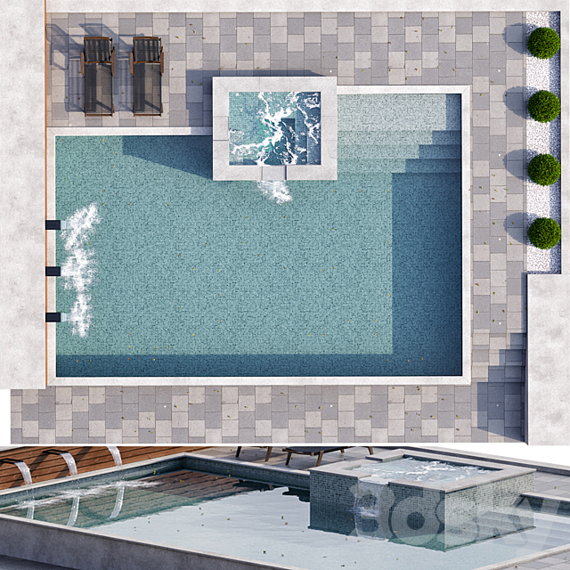 Pool 12 3DSMax File - thumbnail 3