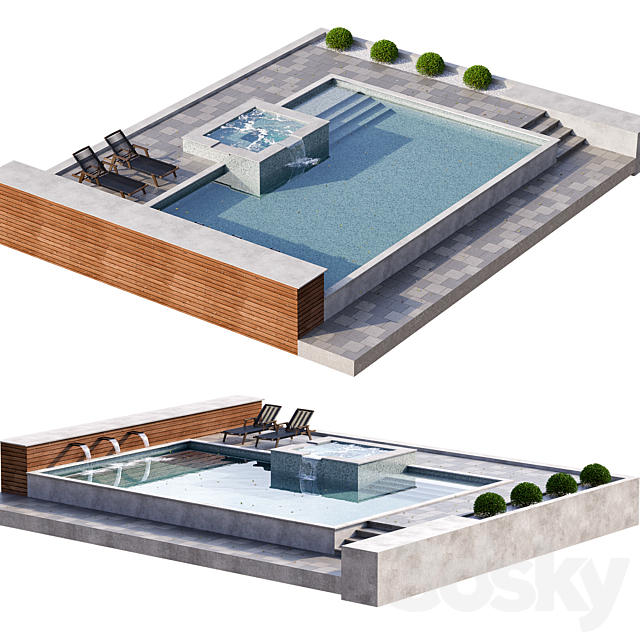 Pool 12 3DSMax File - thumbnail 4