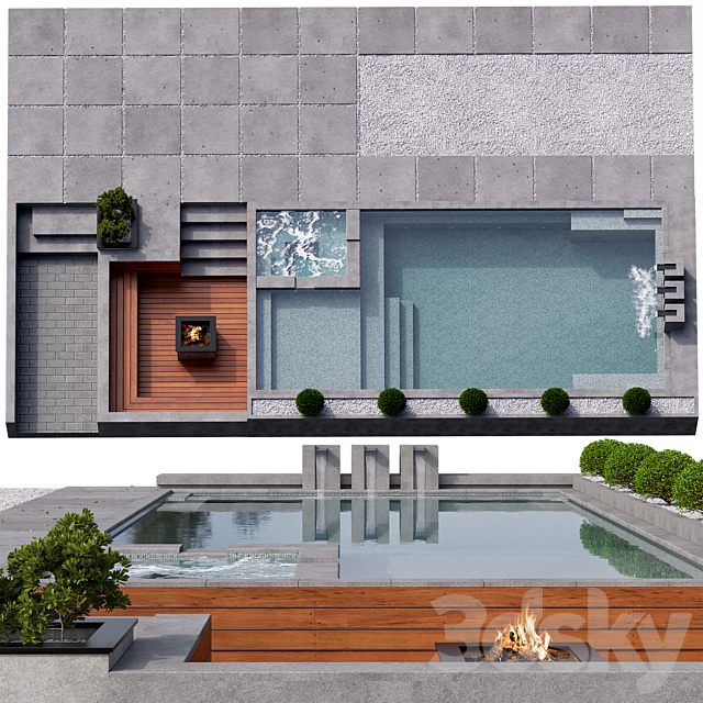 Pool 15 3DSMax File - thumbnail 1