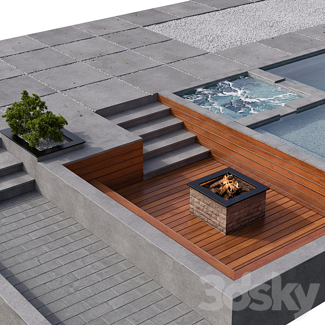 Pool 15 3DSMax File - thumbnail 2