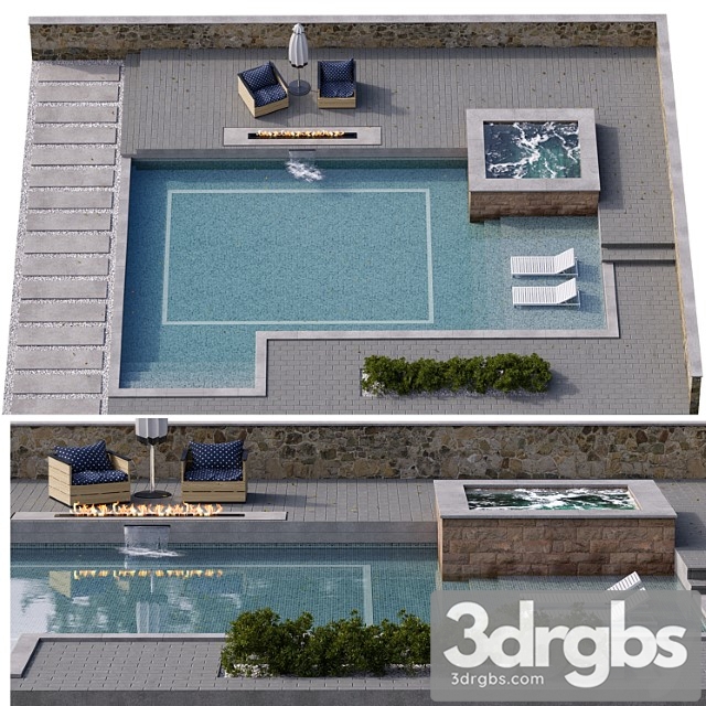 Pool 16 3dsmax Download - thumbnail 1