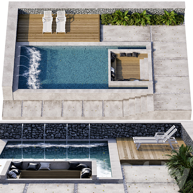 Pool 23 3DSMax File - thumbnail 1