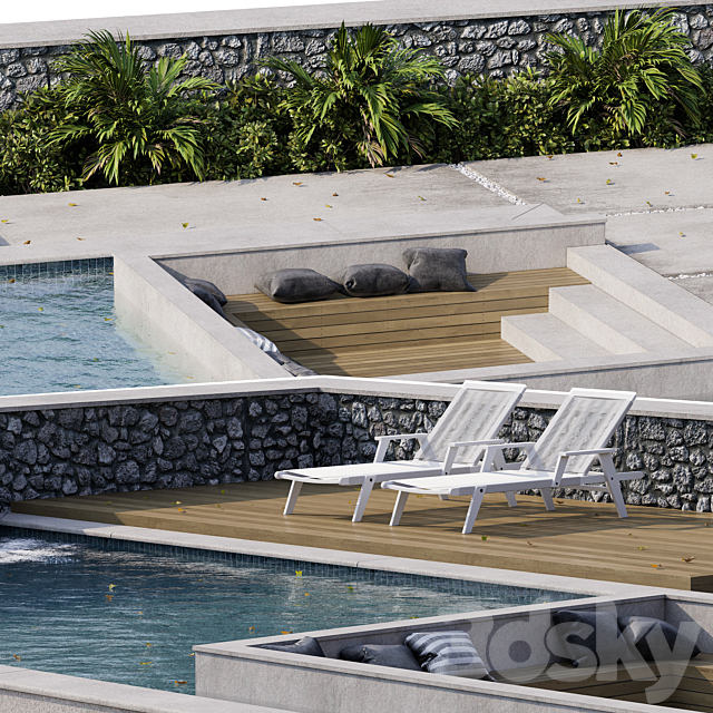 Pool 23 3DSMax File - thumbnail 2