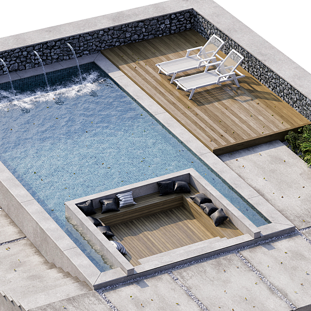 Pool 23 3DSMax File - thumbnail 3