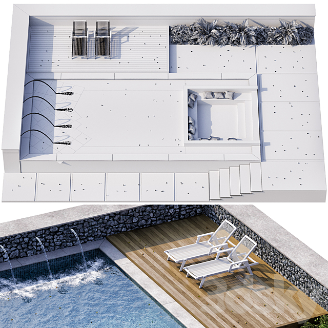 Pool 23 3DSMax File - thumbnail 4