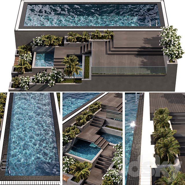 POOL NO25 3ds Max - thumbnail 1