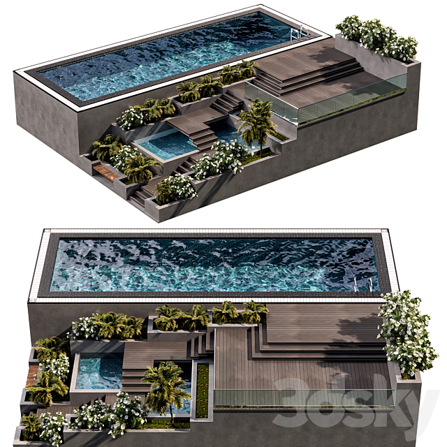 POOL NO25 3ds Max - thumbnail 2