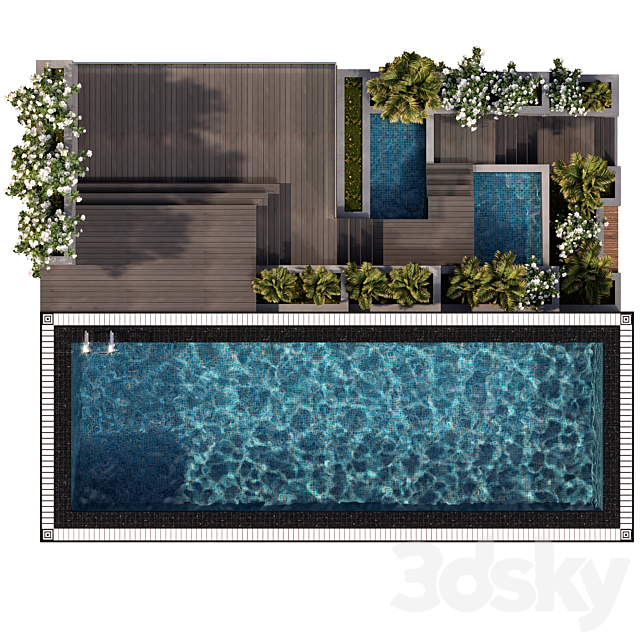 POOL NO25 3ds Max - thumbnail 3