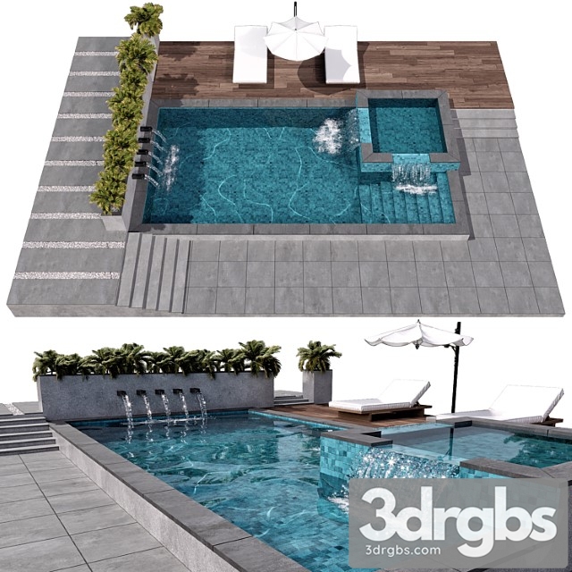 Pool NO83 3dsmax Download - thumbnail 1