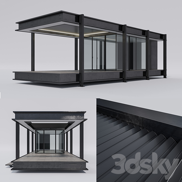 Pratic brera b pergolas 3DSMax File - thumbnail 2