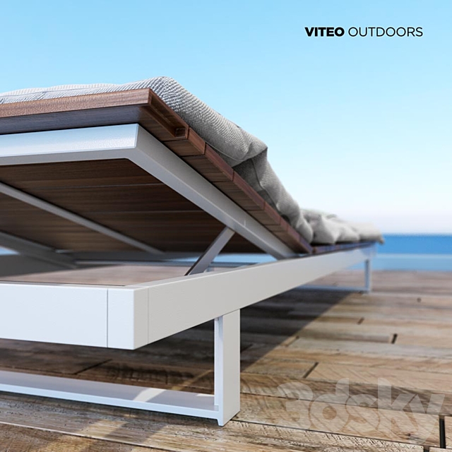 Pure Viteo Outdoor Chaise 3DSMax File - thumbnail 2