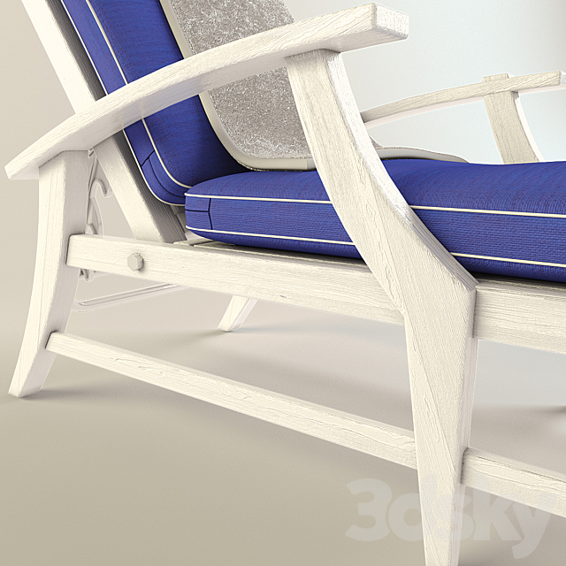 Restoration Hardware Cape Cod Chaise 3DSMax File - thumbnail 2