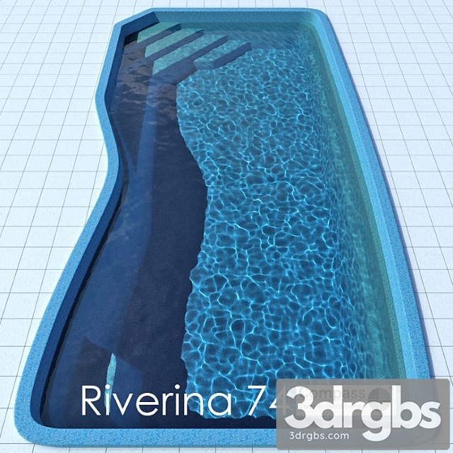 Riverina 74 Pool 3dsmax Download - thumbnail 1