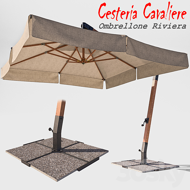 Riviera Umbrella 3DSMax File - thumbnail 1