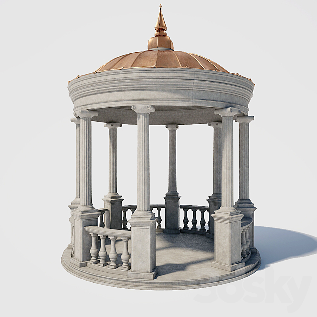 rotonda classic 3DSMax File - thumbnail 1