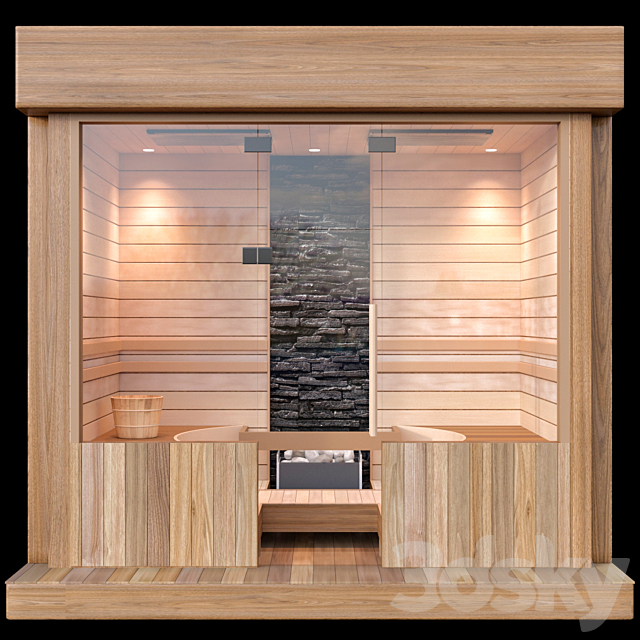 Sauna 3 3DSMax File - thumbnail 1