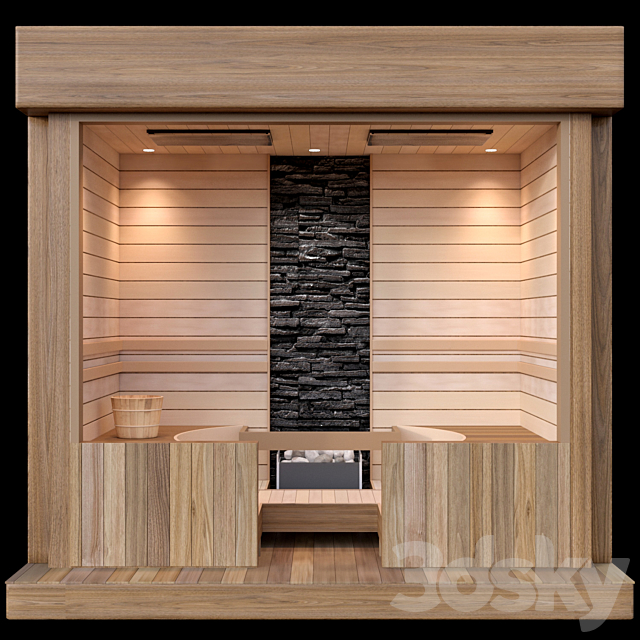 Sauna 3 3DSMax File - thumbnail 2