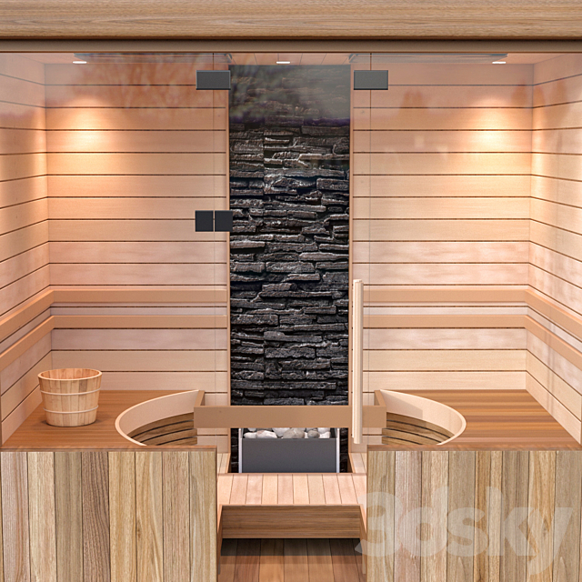 Sauna 3 3DSMax File - thumbnail 3