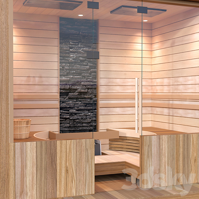 Sauna 3 3DSMax File - thumbnail 4