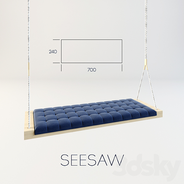 seesaw 3DSMax File - thumbnail 1