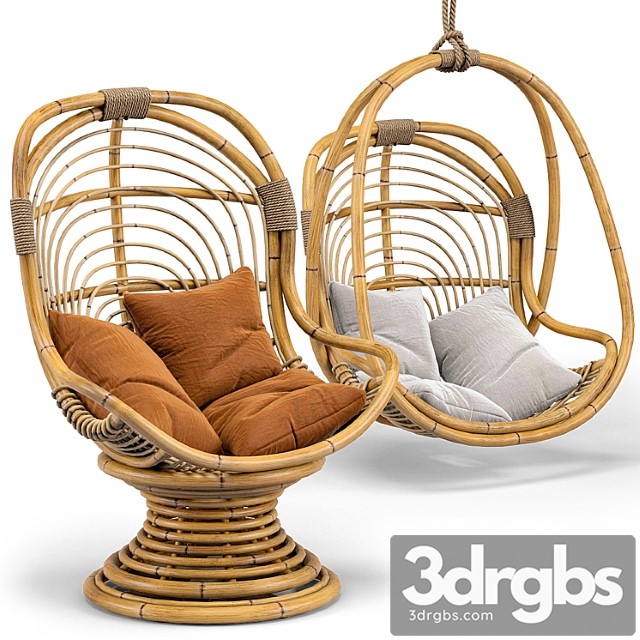 Selamat san blas chair hanging chair 3dsmax Download - thumbnail 1