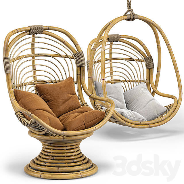 Selamat San Blas Chair. Hanging Chair 3DSMax File - thumbnail 1